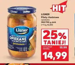 Kaufland Filety śledziowe opiekane Lisner oferta