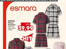 Kaufland Piżama flanelowa Esmara oferta