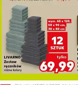 Kaufland Zestaw ręczników Livarno oferta