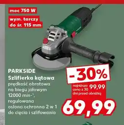 Kaufland Szlifierka kątowa Parkside oferta