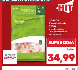 Kaufland Krewetki białe z wodą dodaną Seacon oferta