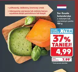 Kaufland Ser gouda holenderska z zielonym pesto oferta
