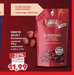 Kaufland Żurawina suszona Kresto Select oferta