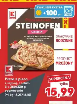 Kaufland Pizza z pieca z szynką K-Classic 3-pak oferta