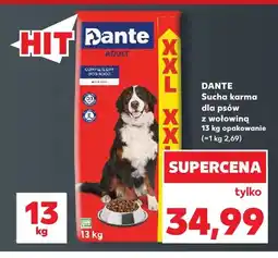 Kaufland Sucha karma dla psów z wołowiną Dante oferta