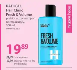 Hebe Prebiotyczny szampon normalizujący Hair Clinic Fresh & Volume Radical oferta