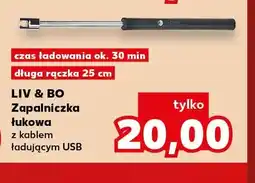 Kaufland Zapalniczka łukowa z kablem ładującym USB Liv & Bo oferta