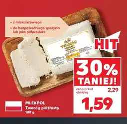 Kaufland Twaróg półtłusty Mlekpol oferta