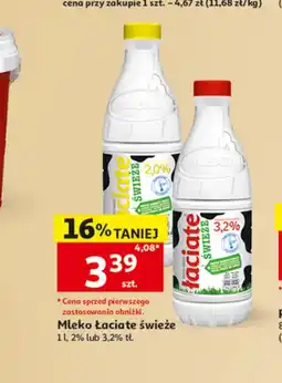 Auchan Mleko Łaciate oferta