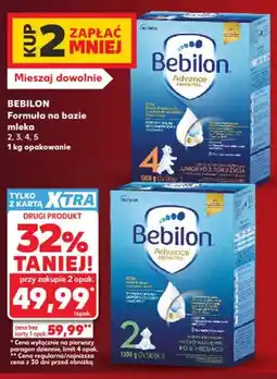 Kaufland Formuła na bazie mleka 2 Bebilon oferta