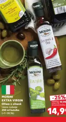 Kaufland Oliwa z oliwek extra virgin czosnek i chili Monini oferta