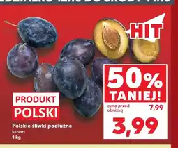 Kaufland Śliwki polskie podłużne oferta