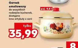 Kaufland Garnek emaliowany 4,8 l Brio oferta