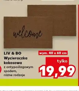 Kaufland Wycieraczka kokosowa z antypoślizgowym spodem Liv & Bo 40x60 cm oferta