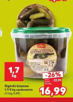 Kaufland Ogórki kiszone Artman oferta