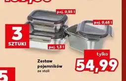 Kaufland Zestaw pojemników ze stali oferta