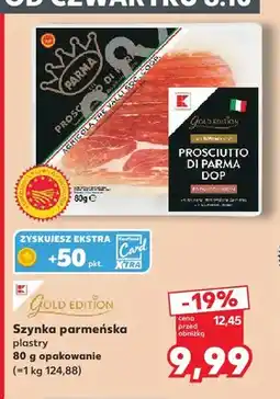 Kaufland Szynka parmeńska plastry Gold Edition oferta