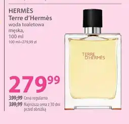 Hebe Woda toaletowa męska Terre d'Hermès Hermès oferta