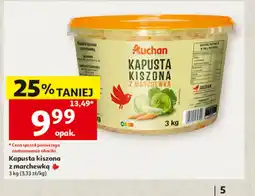 Auchan Kapusta kiszona Auchan oferta