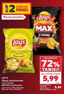 Kaufland Chipsy ziemniaczane Spicy Paprika Lay's oferta