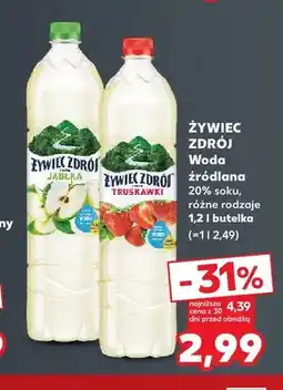 Kaufland Woda źródlana 20% soku Żywiec Zdrój oferta