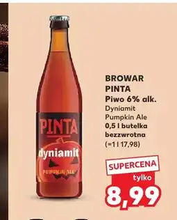 Kaufland Piwo Browar Pinta Dyniamit Pumpkin Ale oferta