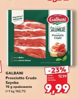 Kaufland Prosciutto Crudo szynka Galbani oferta