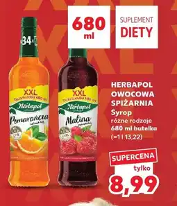 Kaufland Syrop Pomarańcza Herbapol Owocowa Spiżarnia oferta