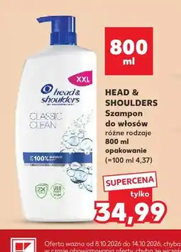 Kaufland Szampon do włosów Head & Shoulders oferta