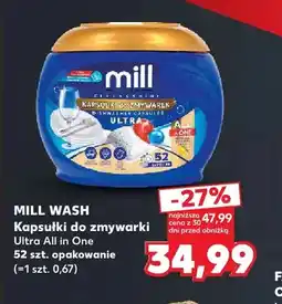 Kaufland Kapsułki do zmywarki Ultra All in One Mill Wash oferta