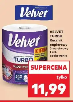 Kaufland Ręcznik papierowy 3-warstwowy Velvet Turbo oferta