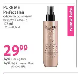 Hebe Perfect Hair odżywka do włosów w sprayu leave-in Pure Me oferta
