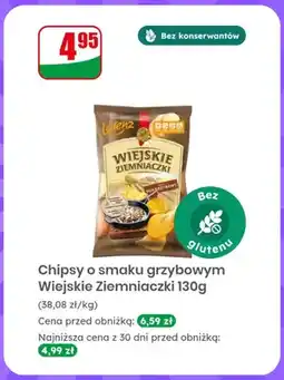 Dino Chipsy o smaku grzybowym Wiejskie Ziemniaczki oferta