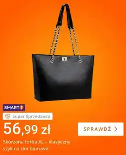Allegro Skórzana torba XL – klasyczny szyk na dni biurowe oferta