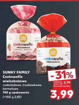 Kaufland Czokowafle wielozbożowe czekoladowe Sunny Family oferta