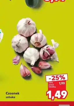 Kaufland Czosnek oferta