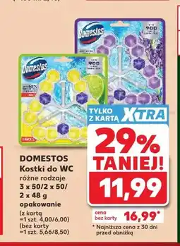 Kaufland Kostki do WC Domestos oferta