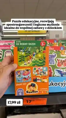 Biedronka Puzzle edukacyjne CzuCzu Co robimy razem oferta