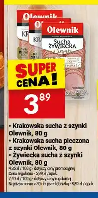 Twój Market Krakowska sucha z szynki Olewnik oferta