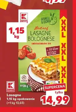 Kaufland Lasagne K-Classic oferta
