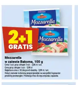 Twój Market Mozzarella w zalewie Bakoma oferta
