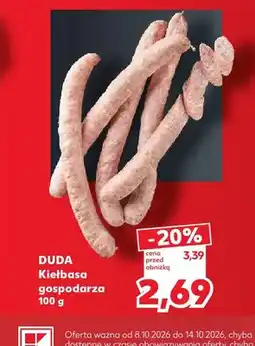 Kaufland Kiełbasa gospodarza Duda oferta