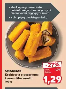 Kaufland Krokiety z pieczarkami i serem Mozzarella Smakmak oferta