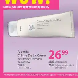 Hebe Nawilżający szampon do włosów Crème De La Crème Anwen oferta