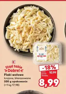 Kaufland Flaki wołowe krojone blanszowane Stąd takie Dobre! oferta