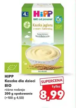 Kaufland Kaszka dla dzieci BIO HiPP oferta
