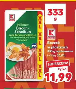 Kaufland Boczek w plastrach K-Classic oferta