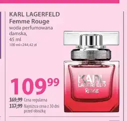 Hebe Woda perfumowana damska Femme Rouge Karl Lagerfeld oferta