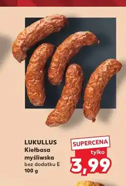 Kaufland Kiełbasa myśliwska bez dodatku E Lukullus oferta