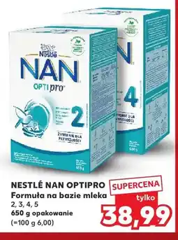 Kaufland Formuła na bazie mleka 2 Nestlé NAN OPTIPRO oferta
